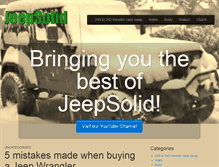 Tablet Screenshot of jeepsolid.com